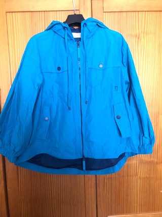Chubasquero Purificación García Azul Talla M overs