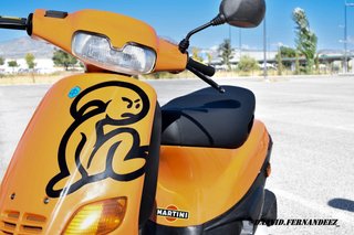 Piaggio Zip Refrigerada por Aire Naranja