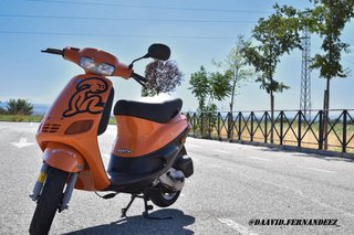 Piaggio Zip Refrigerada por Aire Naranja
