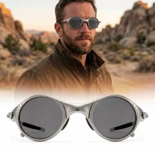 Gafas de sol plateadas polarizadas UV400