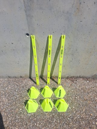 Kit entrenamiento fútbol portería y conos