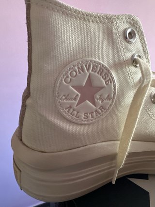 Converse plataforma rosa/blanco
