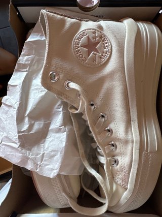 Converse plataforma rosa/blanco