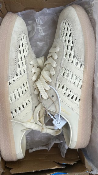 Adidas Samba OG Mule Beige/Blanco