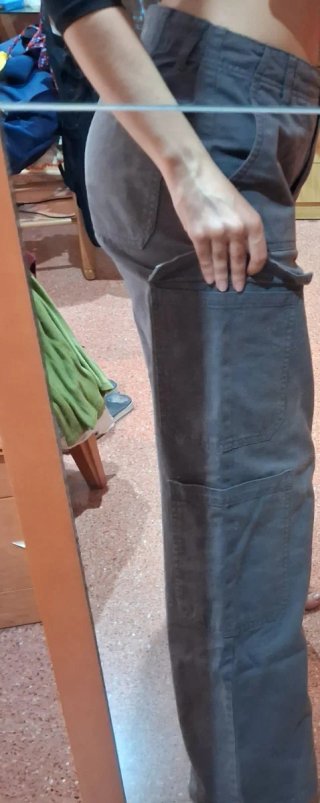 Pantalones cargo grises