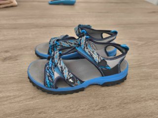 Ciabatte Quechua Velcro Blu/Grigio