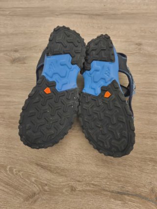 Ciabatte Quechua Velcro Blu/Grigio