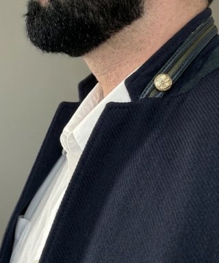Americana azul marino hombre