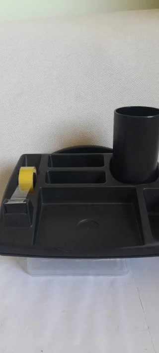 Organizer da Scrivania di Design Vintage Nero