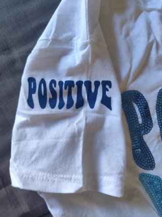 Camiseta Positive Vibes Only Talla 3XL