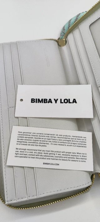 Bimba y Lola Cartera Billetera Verde NUEVA ESTRENO
