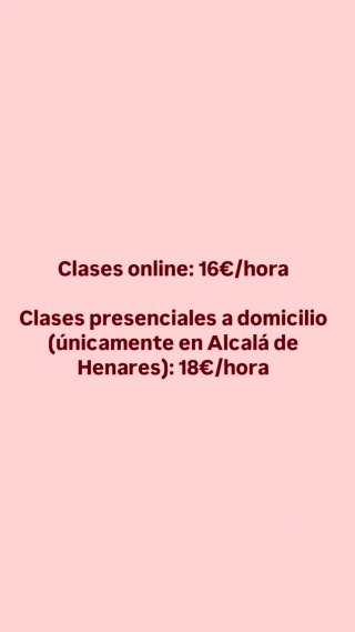 Clases particulares ESO y Bachillerato