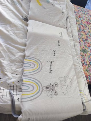 funda nórdica, relleno y protector cuna
