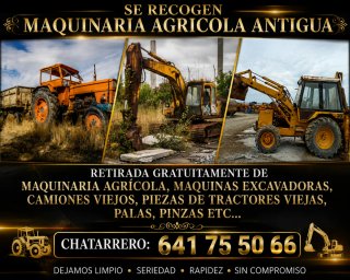Recogida Maquinaria Agrícola Antigua