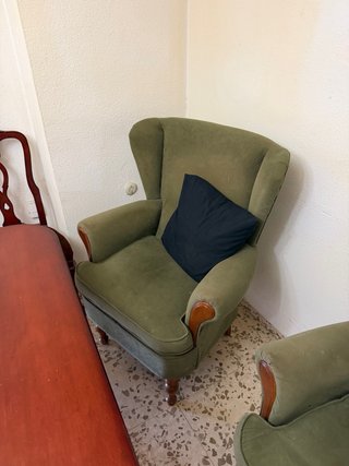 Sillón individual verde