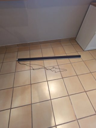 Estor enrollable Ikea gris 120x250
