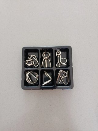 Juego 6 Rompecabezas Metálicos Ale-Hop