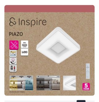 Lámpara Plafón LED Inspire Blanco Leroy Merlin