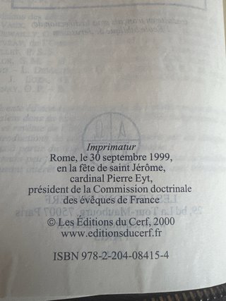 La BIBLE de Jerusalem (cerf)