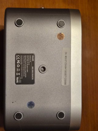 Proyector Jimveo Negro y Plateado