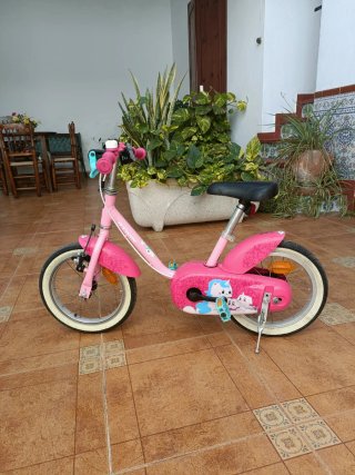 Bicicleta infantil rosa