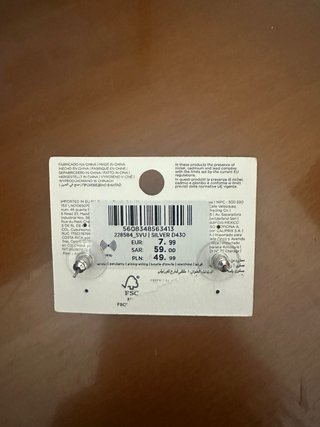 Pendientes Rectangulares Parfois Plata