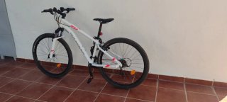 Bicicleta Rockrider 100 Blanca
