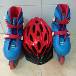 Patines en línea para niños, talla ajustable.