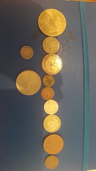 Lote de monedas antiguas