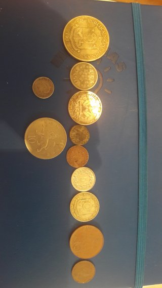 Lote de monedas antiguas