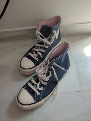 Zapatillas Converse Talla 38 Azul y Rosa