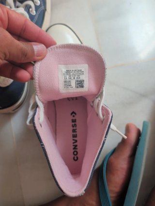 Zapatillas Converse Talla 38 Azul y Rosa