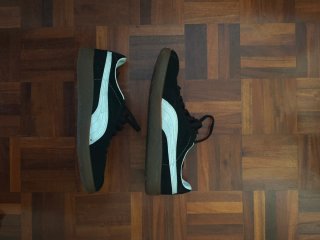 Puma Bluebird Zapatillas Retro Negras Blancas