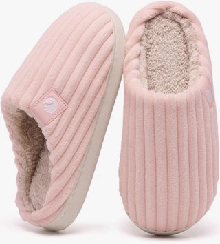 Zapatillas de casa invierno mujer rosas
