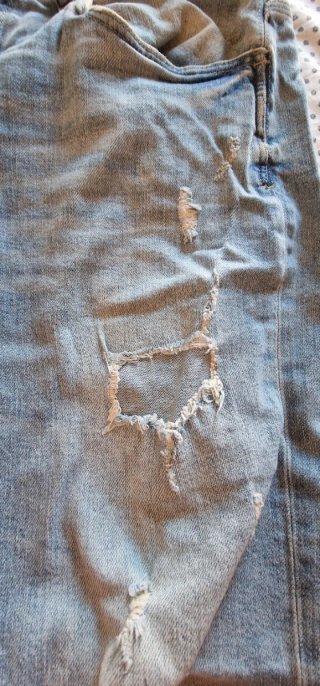 Pantalón Vaquero Zara Rotos Talla 46
