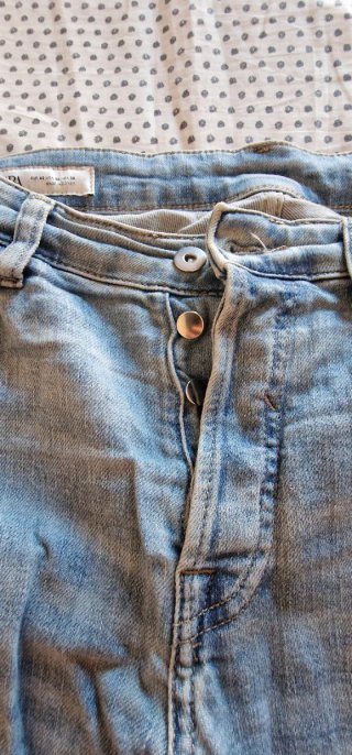 Pantalón Vaquero Zara Rotos Talla 46