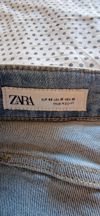Pantalón Vaquero Zara Rotos Talla 46