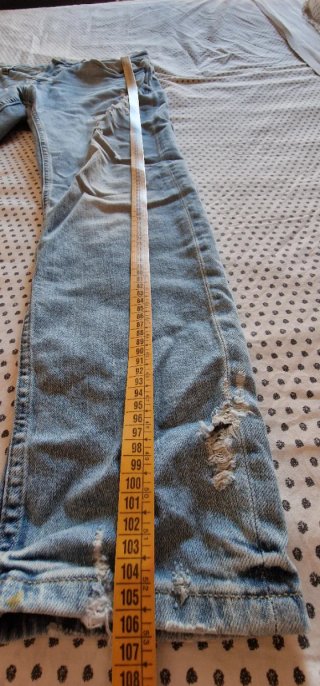 Pantalón Vaquero Zara Rotos Talla 46