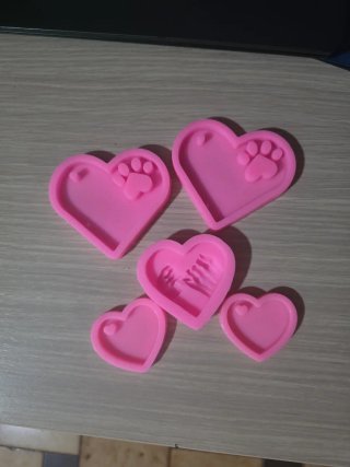 Set stampi in silicone per resina