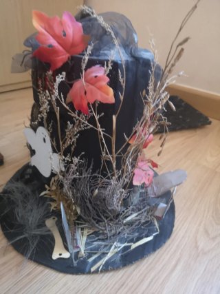 Sombrero Halloween Cementerio Decoración