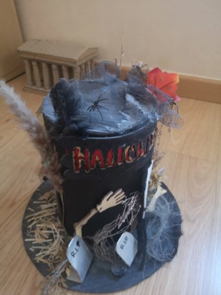 Sombrero Halloween Cementerio Decoración