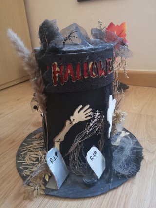 Sombrero Halloween Cementerio Decoración
