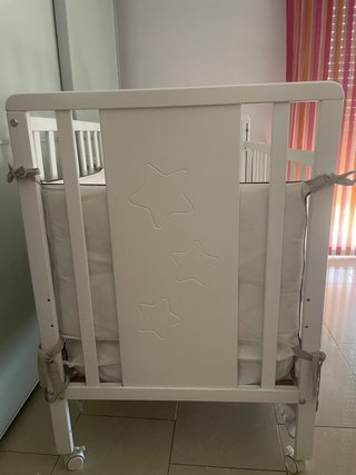 Cuna Micuna + Juego Sábanas + Chichonera