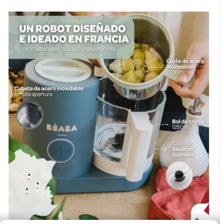 Robot cocina Beaba Babycook gris