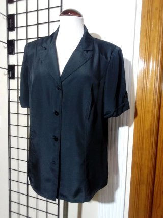 Camisa clásica mujer cuello solapa