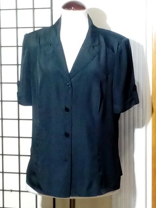 Camisa clásica mujer cuello solapa