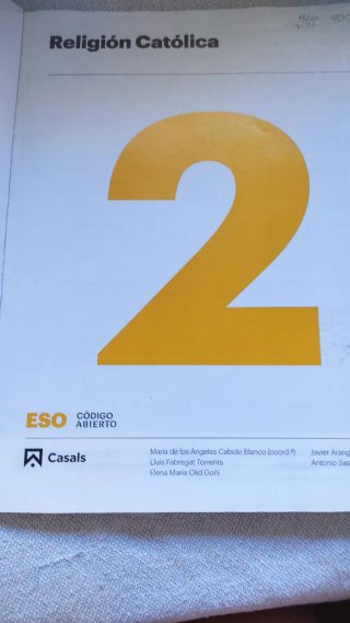 Religión Catolica 2 ESO LOMLOE