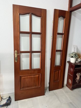 Puertas de madera maciza