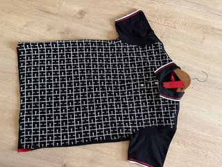 Polo negro hombre alta calidad