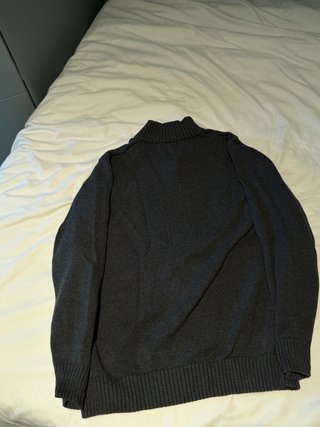Polo Ralph Lauren Jersey Gris Media Cremallera